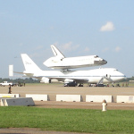 space shuttle at barksdale