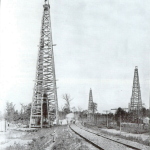 wooden derricks