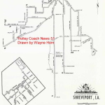 trolley loops in Shreveport 1931-48