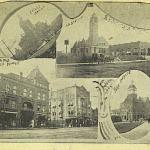 1904 postcard of past landmarks