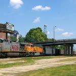 that was one big train depot